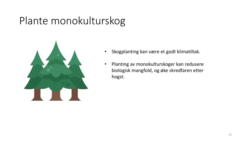 plante monokulturskog