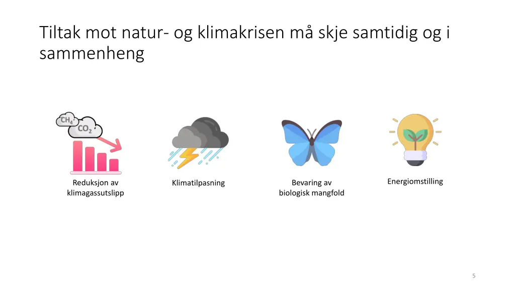 tiltak mot natur og klimakrisen m skje samtidig