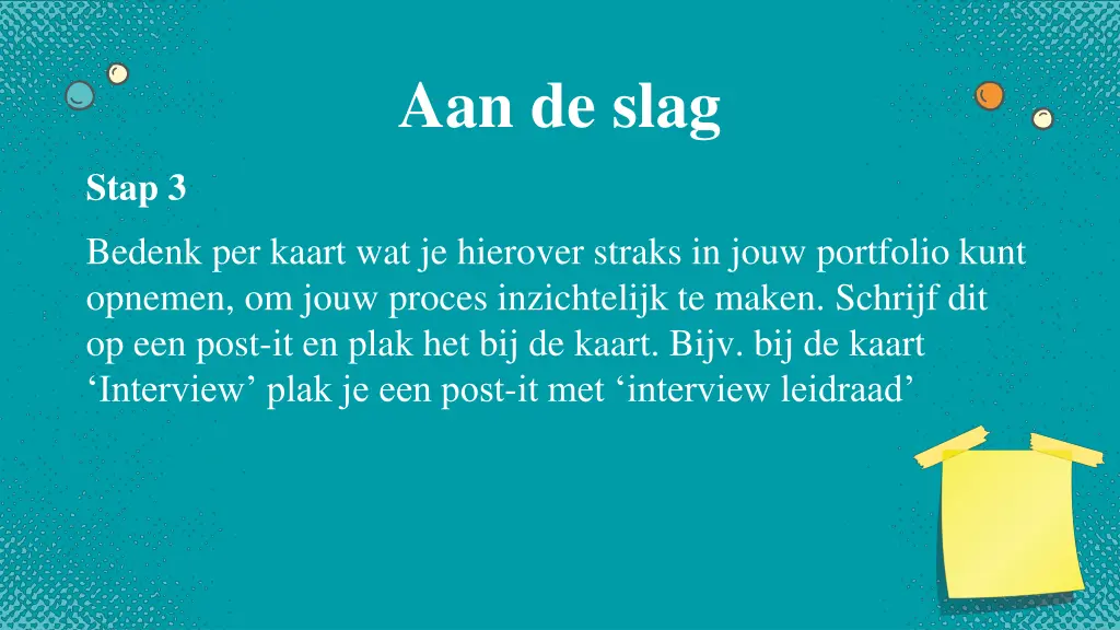 aan de slag 2