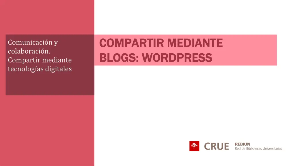 compartir mediante compartir mediante blogs