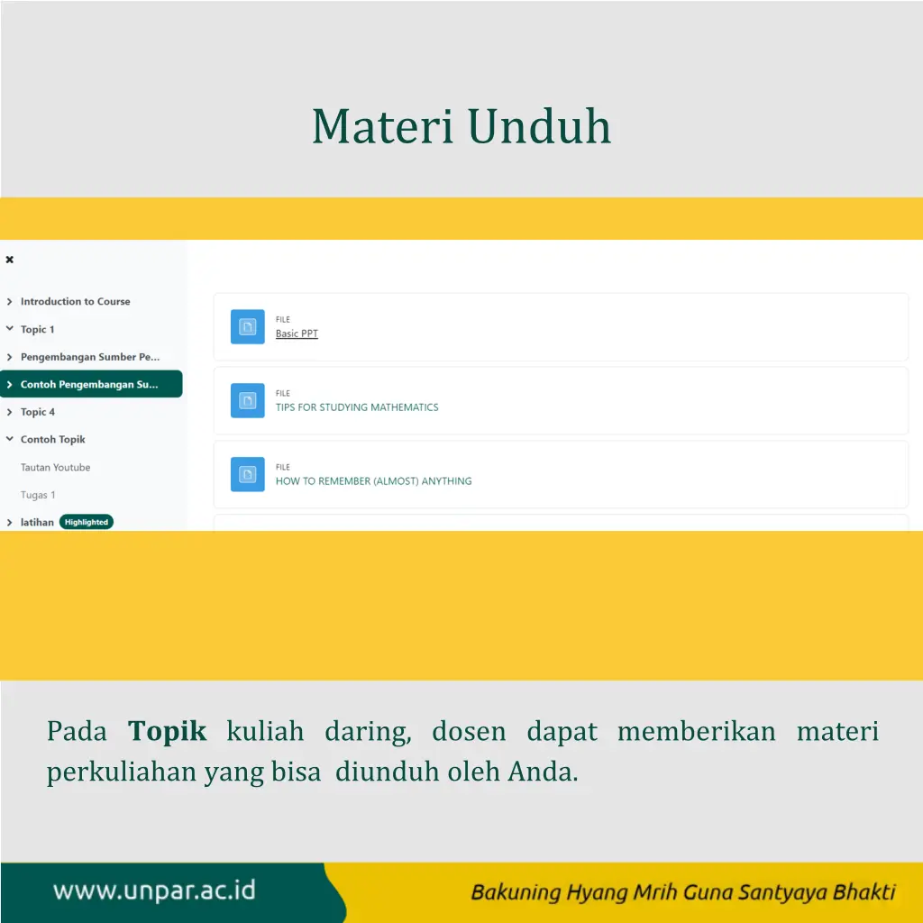 materi unduh