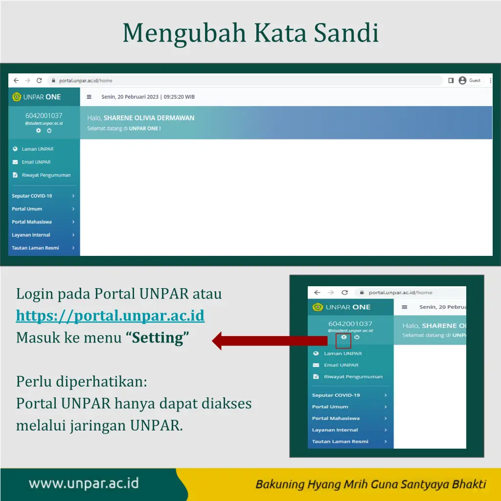 mengubah kata sandi