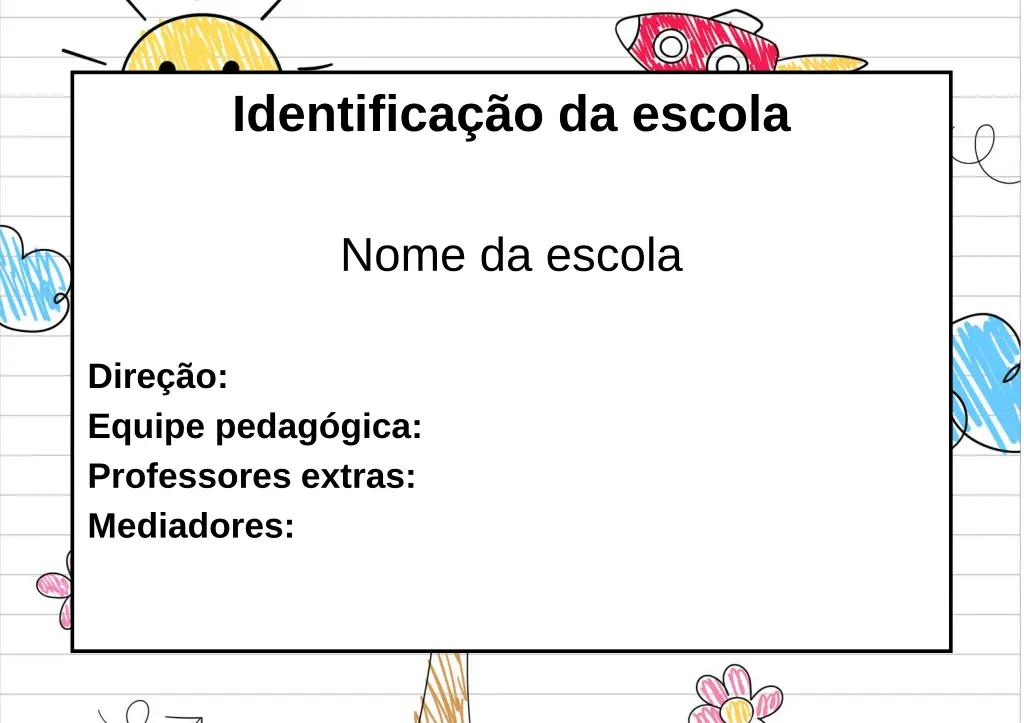 identifica o da escola