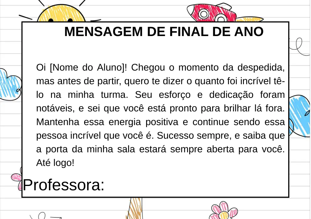 mensagem de final de ano