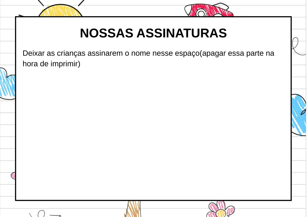 nossas assinaturas