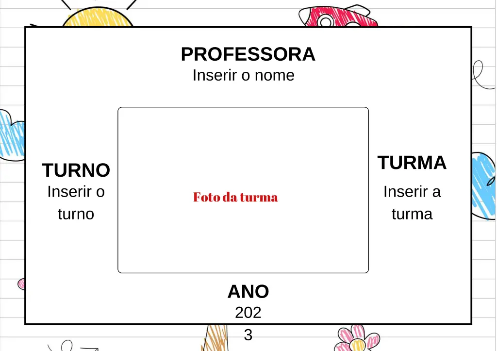 professora inserir o nome