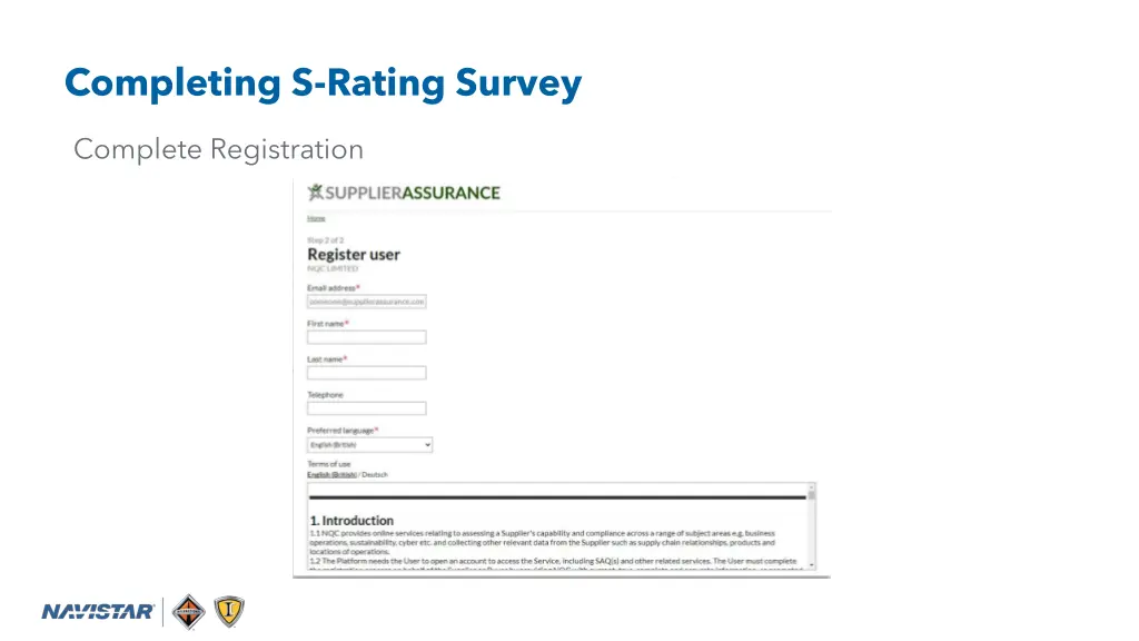 completing s rating survey 2