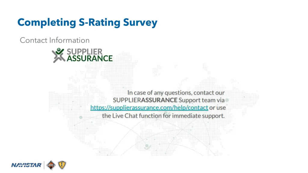 completing s rating survey 3