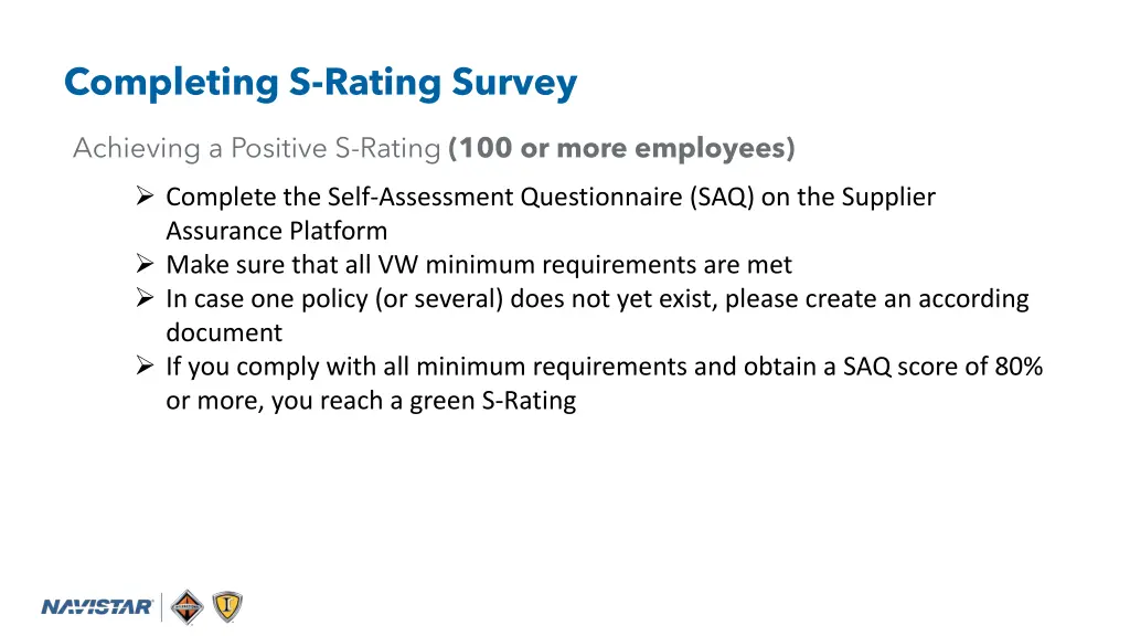 completing s rating survey 8