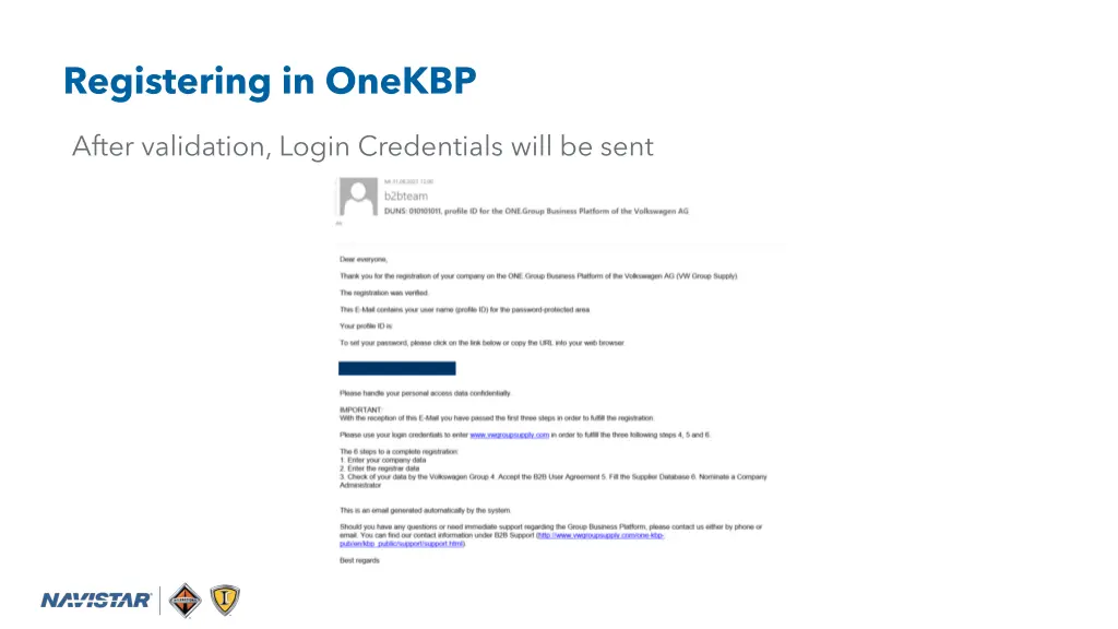 registering in onekbp 8