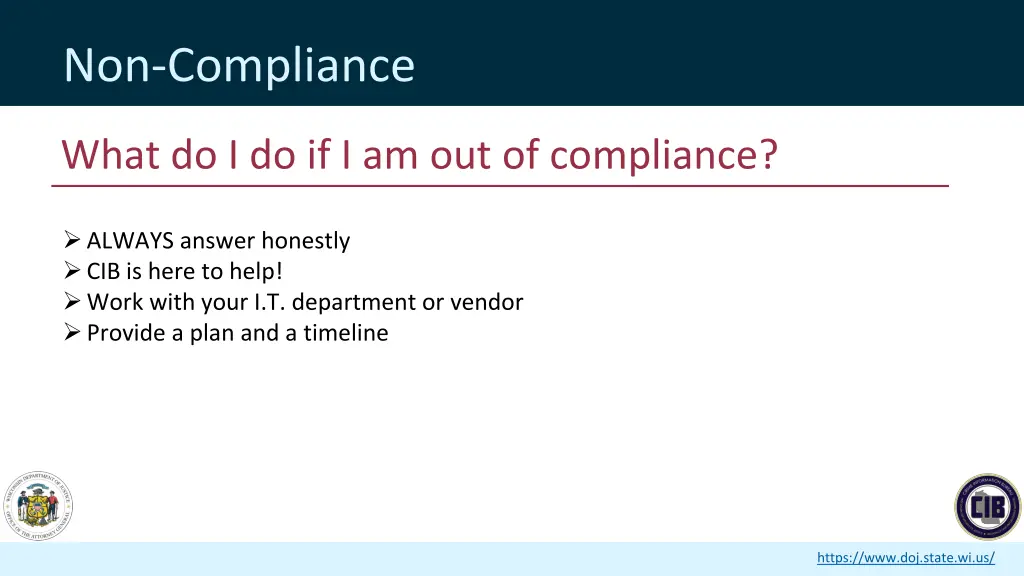 non compliance