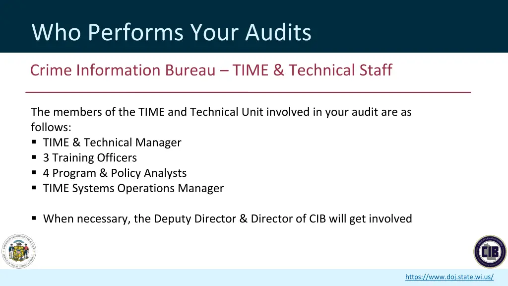 who performs your audits