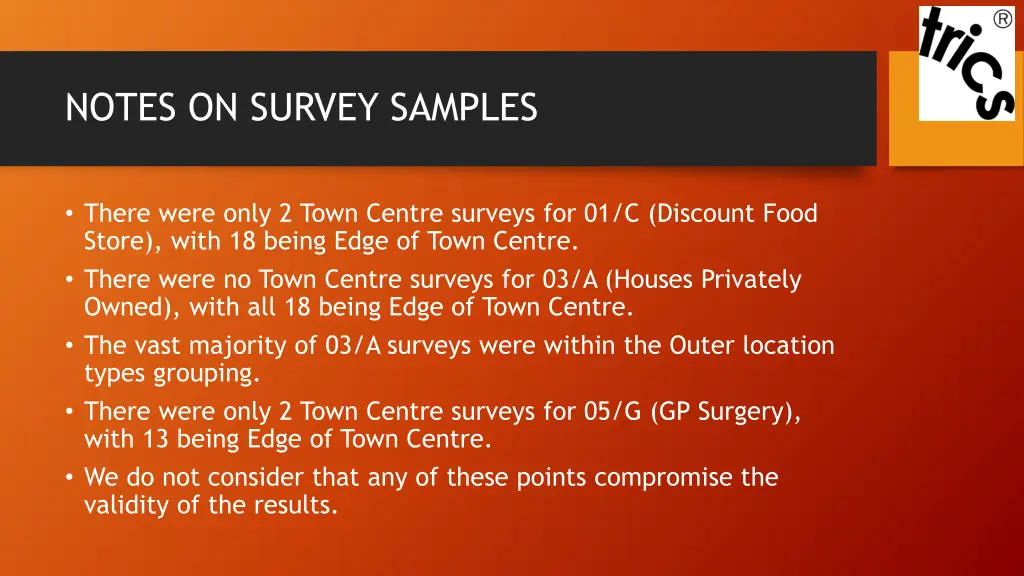 notes on survey samples