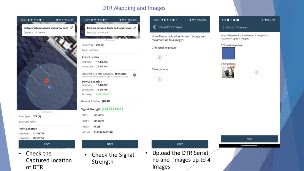 dtr mapping and images