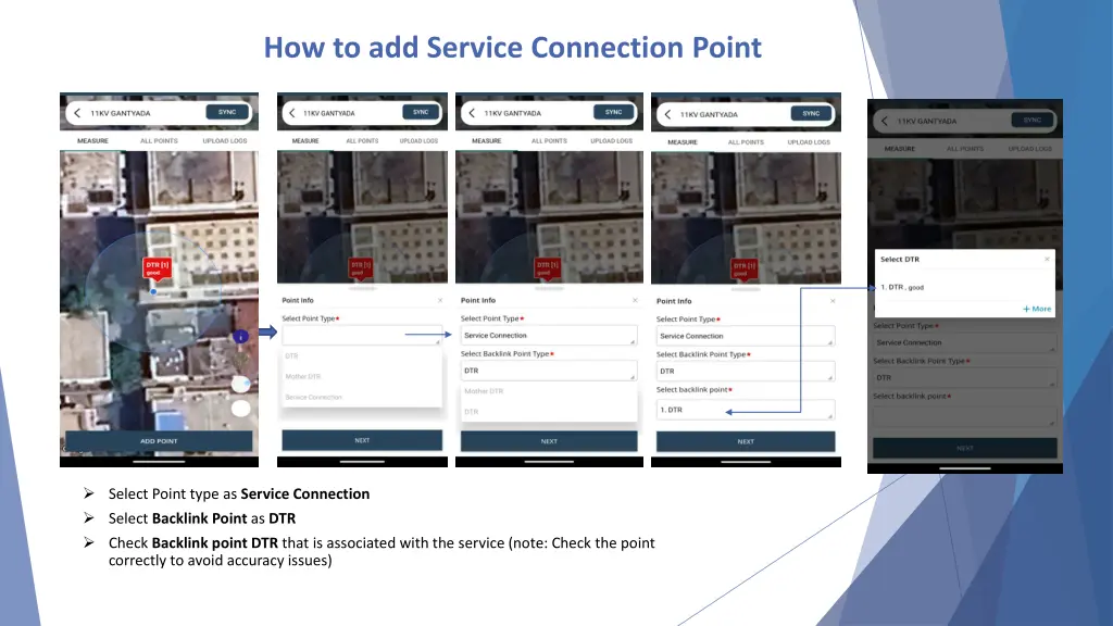 how to add service connection point