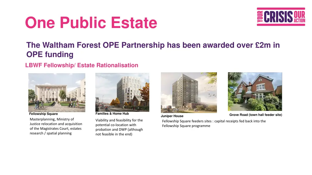 one public estate