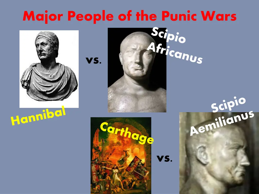 major people of the punic wars