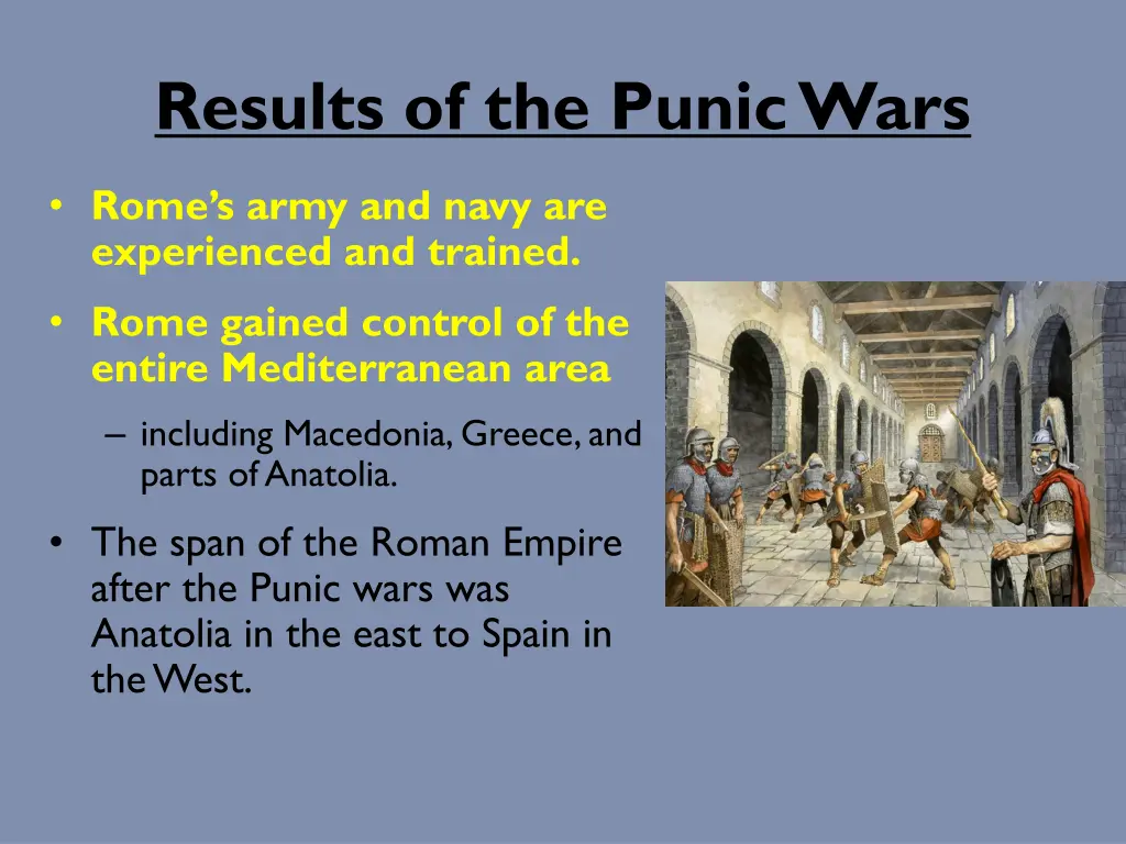 results of the punic wars
