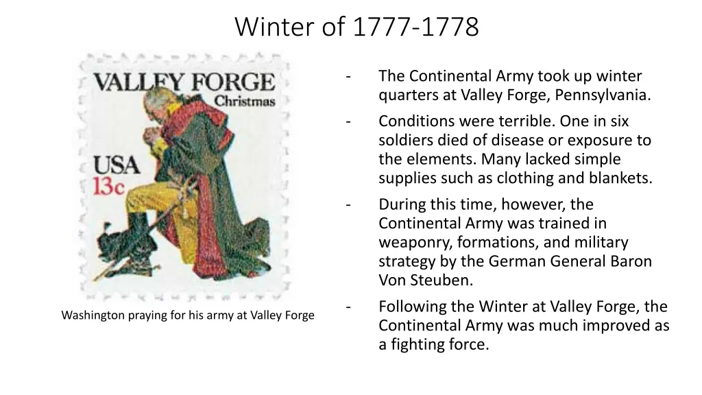 winter of 1777 1778