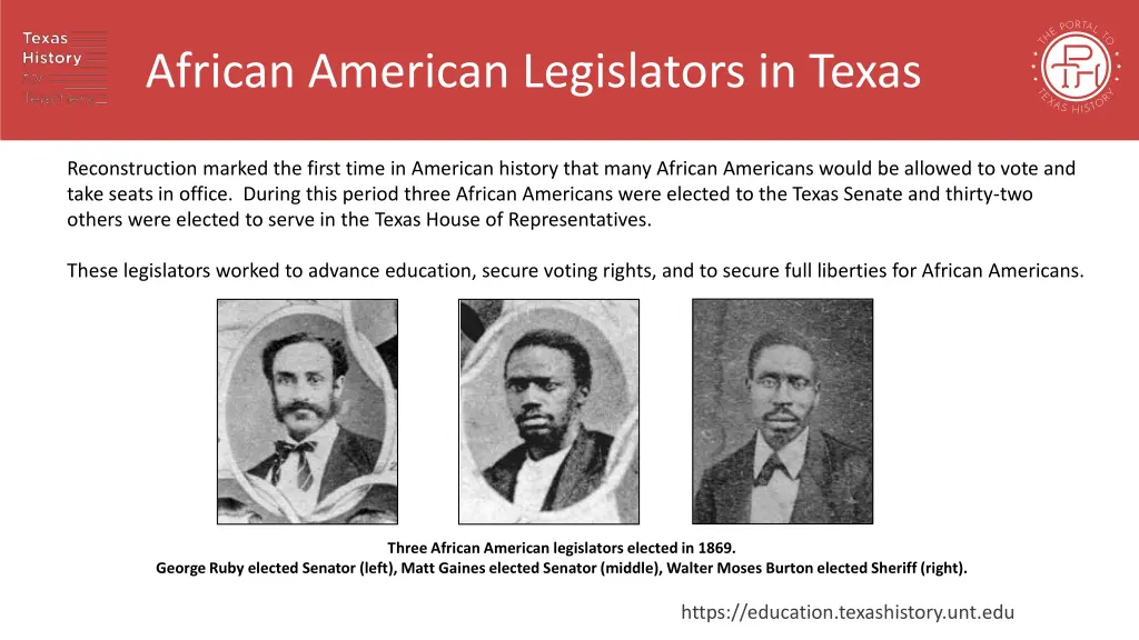 african american legislators in texas