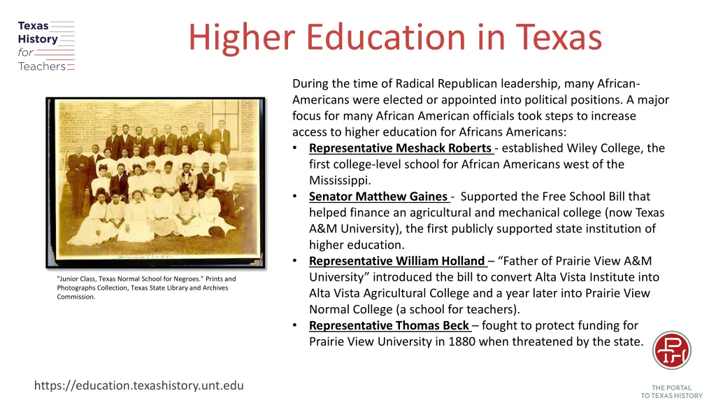 higher education in texas