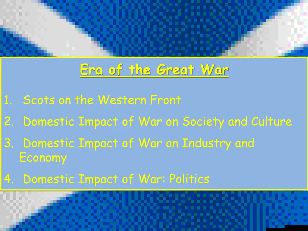 era of the great war