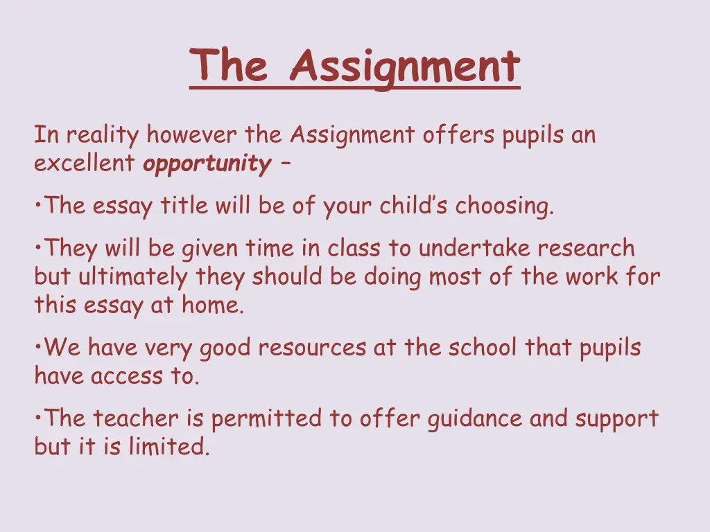 the assignment 1