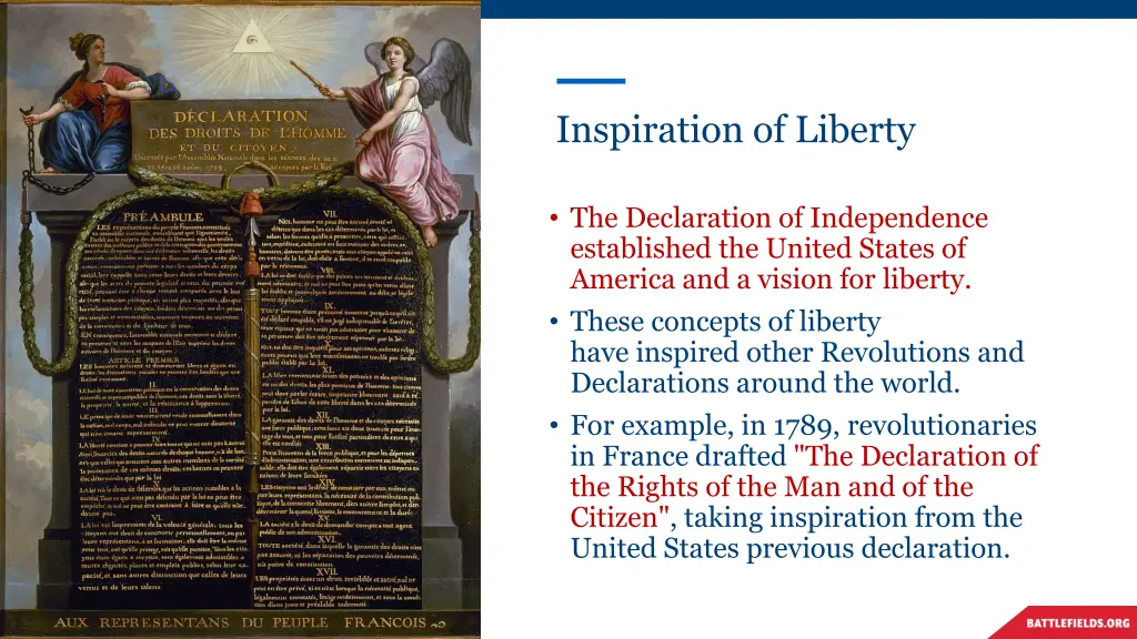 inspiration of liberty