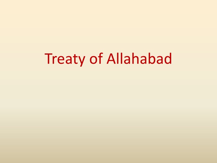 treaty of allahabad