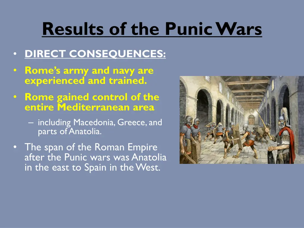 results of the punic wars