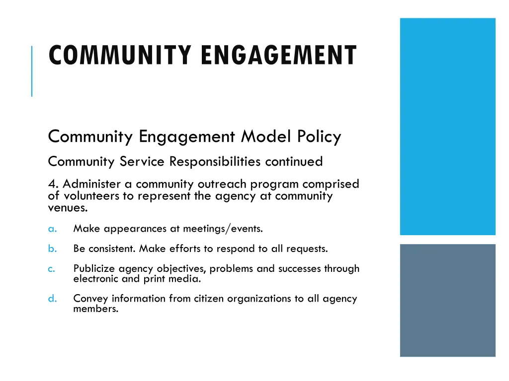 community engagement 14