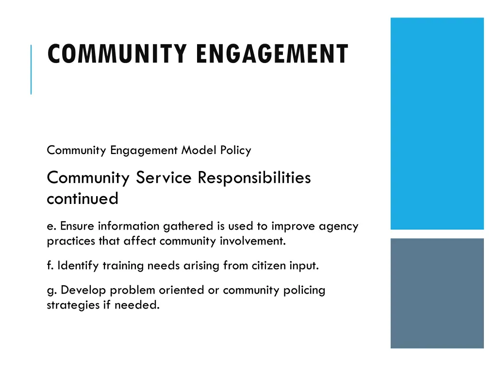 community engagement 15