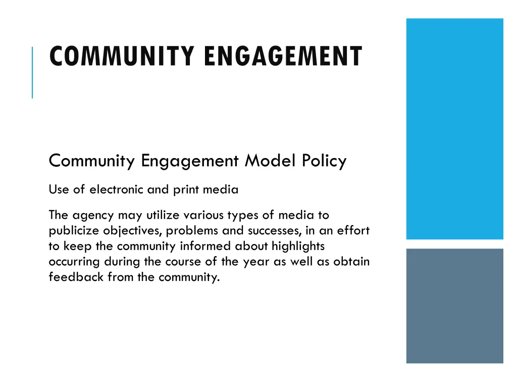 community engagement 16