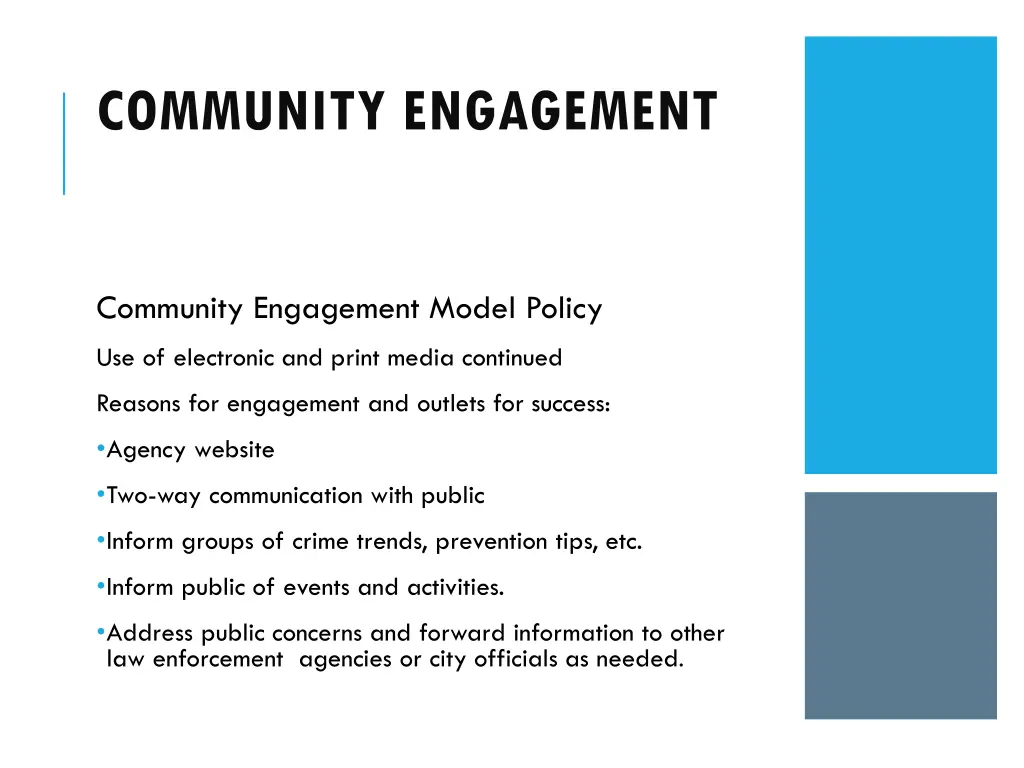 community engagement 17