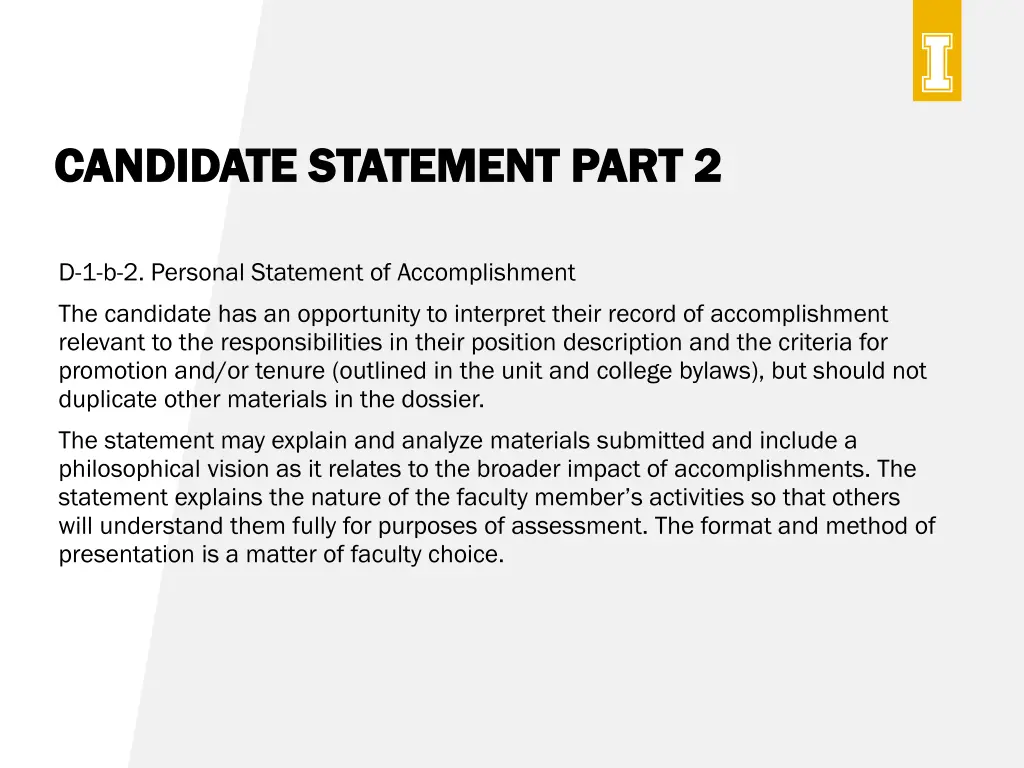 candidate statement part 2 candidate statement