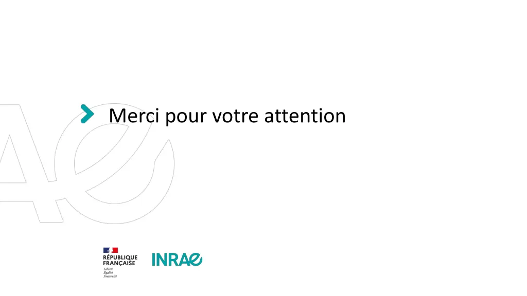 merci pour votre attention