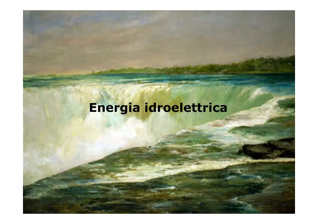 energia idroelettrica