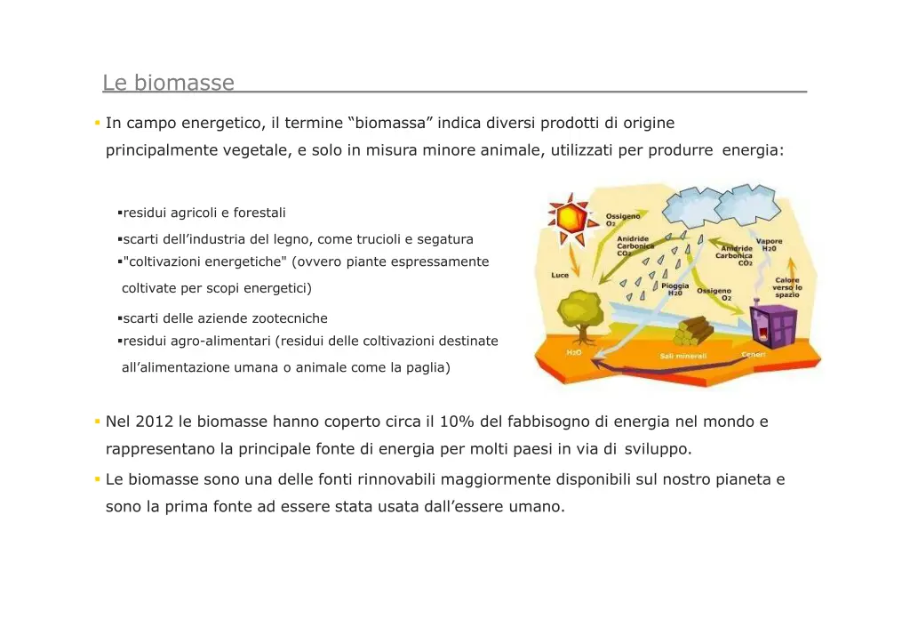 le biomasse