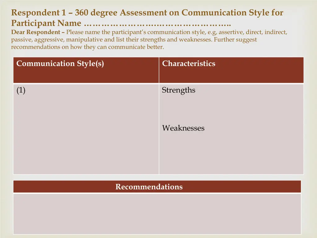 respondent 1 360 degree assessment