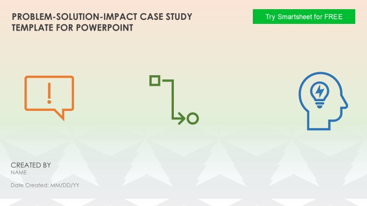 problem solution impact case study template