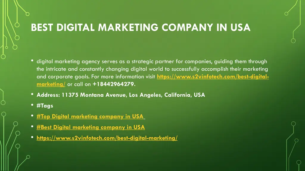 best digital marketing company in usa 2