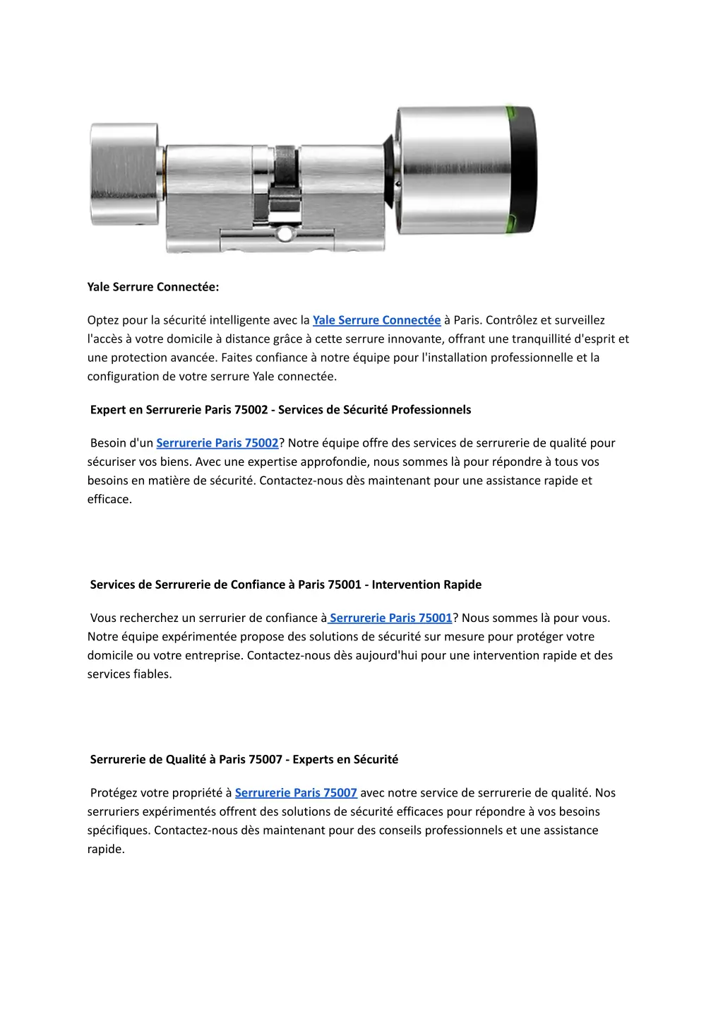 yale serrure connect e