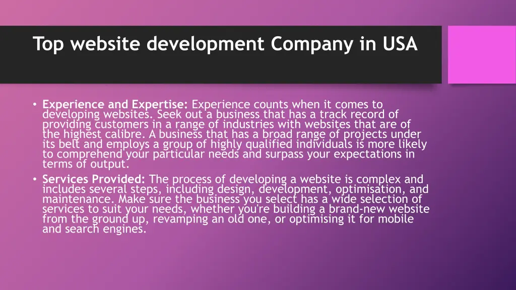 top website development company in usa 1