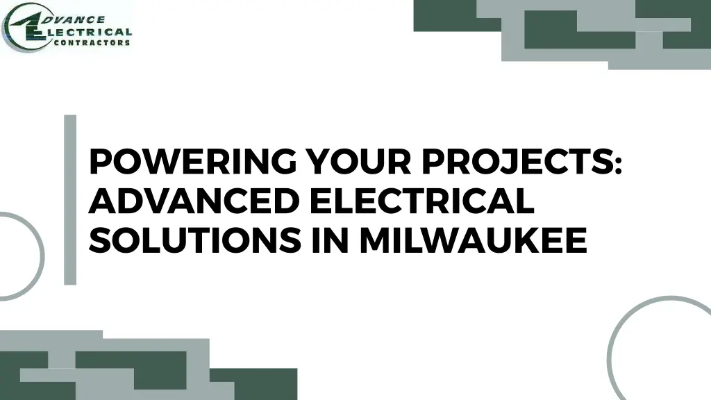 powering your projects advanced electrical