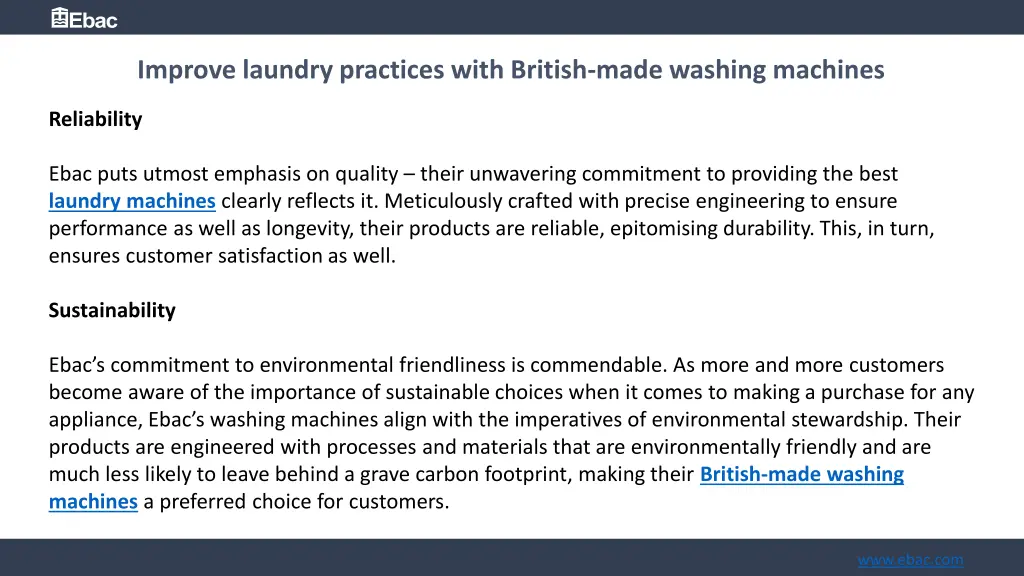 improve laundry practices with british made 1