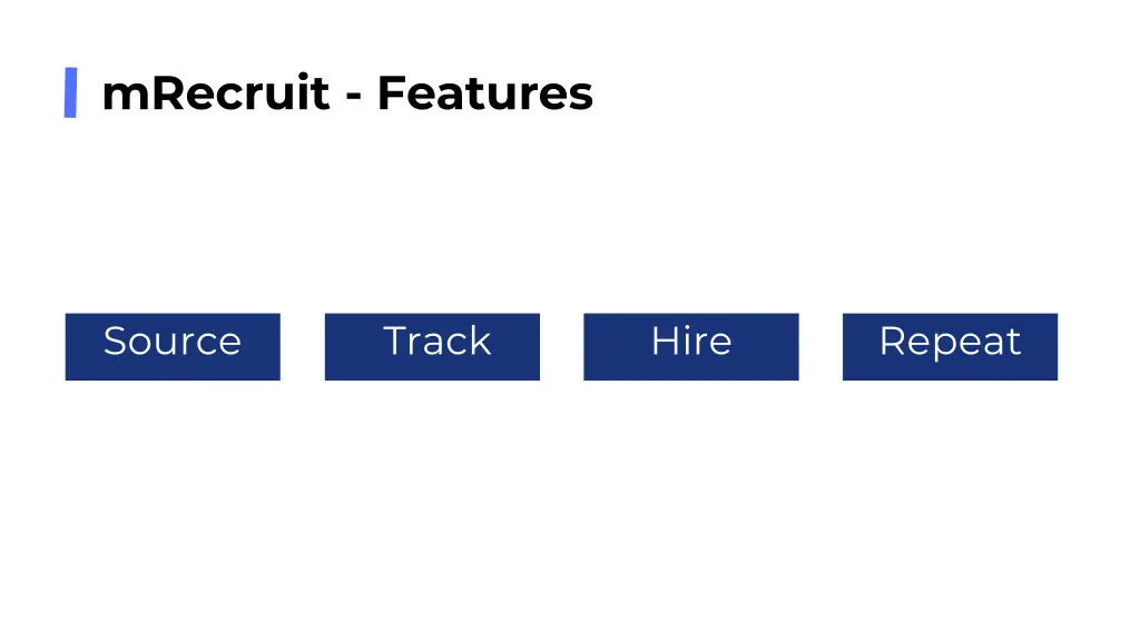 mrecruit features