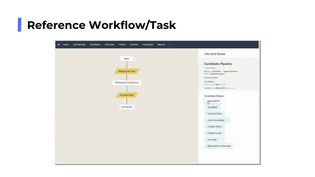 reference workflow task