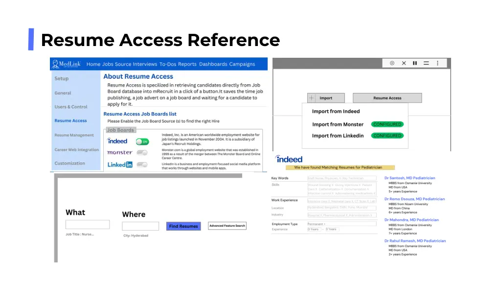 resume access reference