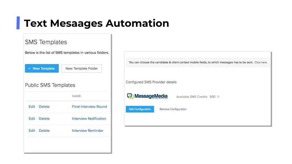 text mesaages automation