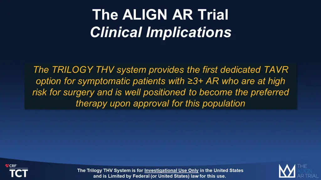 the align ar trial clinical implications
